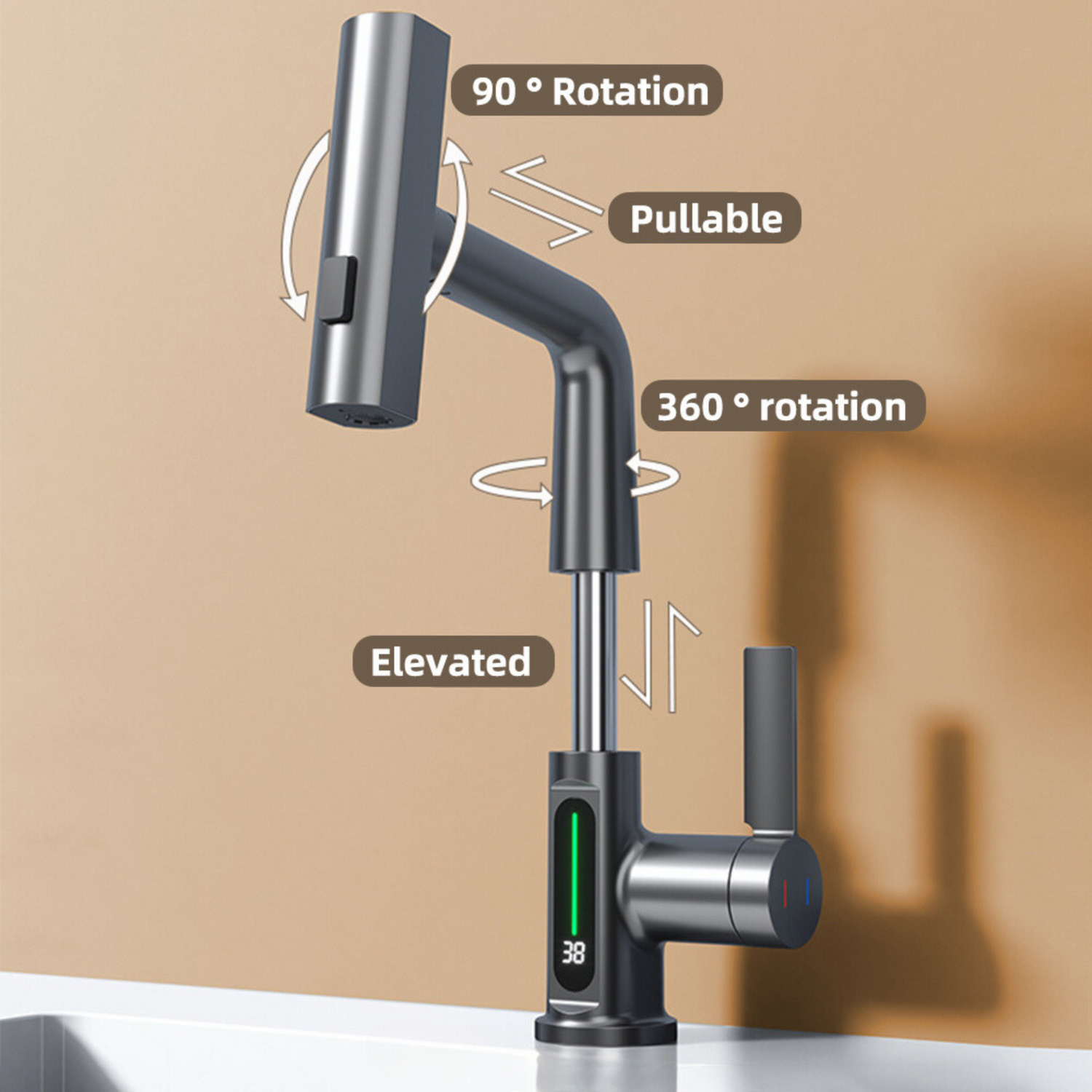 Copy of The Beta Essential Waterfall Faucet - VANQUISITE