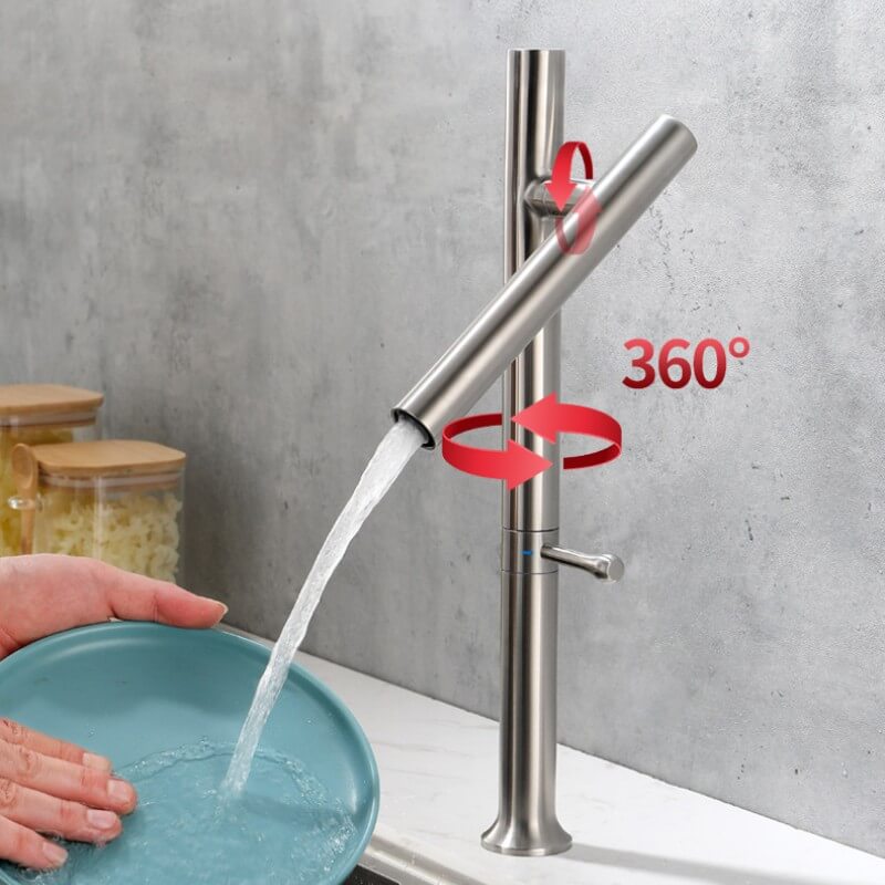405-Grade Stainless Steel Kitchen Faucet