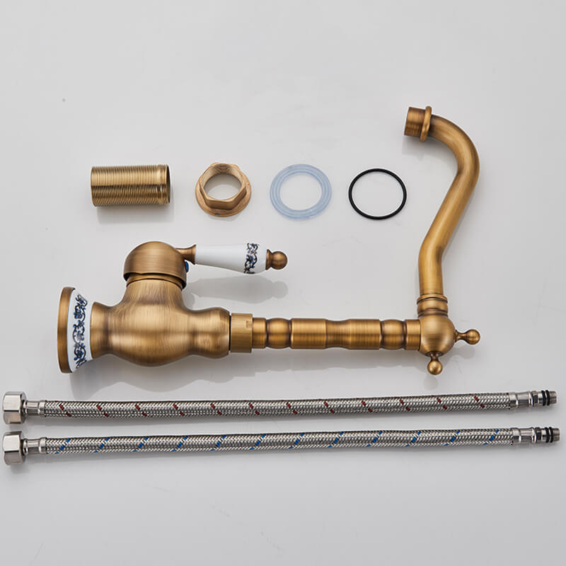 Rustic Antique Brass Faucet